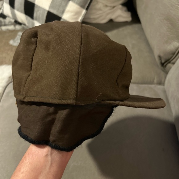 50%off w♥️ 
Vntg Men's Baseball Cap Earflaps fully line bill bends  sides flaw - Picture 4 of 9